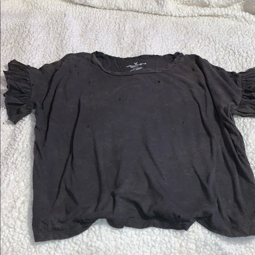 Americangle eagle distressed shirt